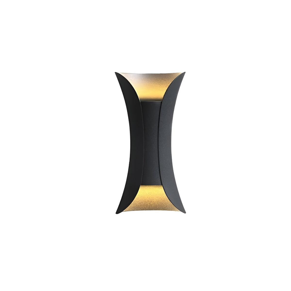 Curved Outdoor Wall Light With Up and Down Beam, Integrated LED, IP65, Four Sizes - Image 9