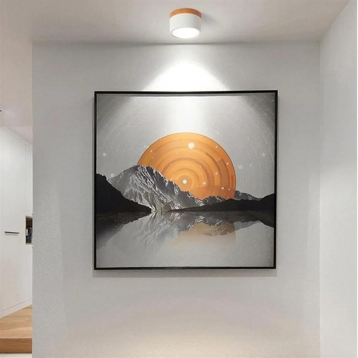 Cylindrical Flush Mount Downlight, Aluminum Body, Integrated 10W LED, Two Sizes
